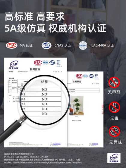 Simulated Green Plant, Happiness Tree, Decorative Ornament Next to the Tv Cabinet, High-End, Light Luxury, Realistic Bionic Plant, Fake Tree Potted Plant