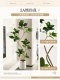 Simulated Bengal Banyan Indoor Living Room Floor-Standing Potted Plant Decoration, High-End Artificial Plant, Large Green Plant
