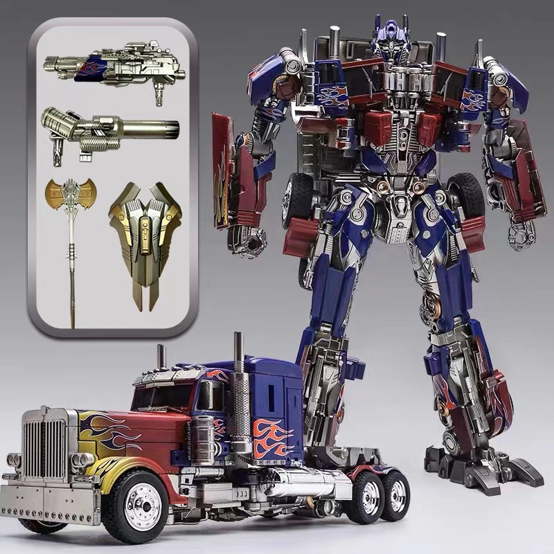 Deformed Toy Great Bumblebee Giant Sky OPSS column is hand in hand for an alloy version of the boy's robot model-Taobao