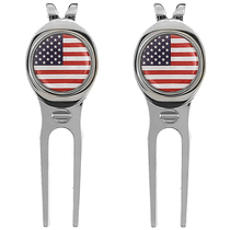 Golf green fork metal green fork lawn repair fork mark ball position mark green ball fork and more