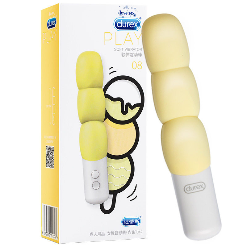 Durex vibrator electric stick ice cream soft vibrator 08 female mute waterproof masturbation device vibrator - Taobao