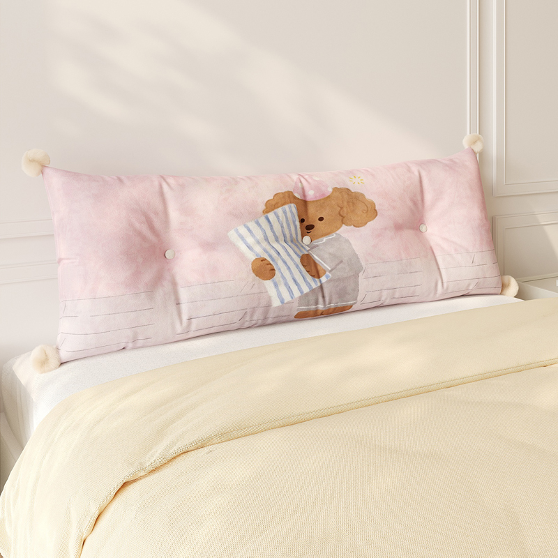Cartoon Nap Dog Home Bed Headboard Lumbar Support Backrest Bedroom Bed Cushion All-Season Universal Double Sofa Pillow Cartoon Nap Dog Home Bed Headboard Lumbar Support Backrest Bedroom Bed Cushion All-Season Universal Double Sofa Pillow