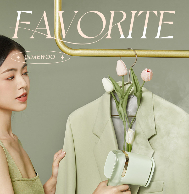 Пароочиститель 大宇手持挂烫机熨烫机家用小型烫斗便携蒸汽宿舍电熨斗hi038