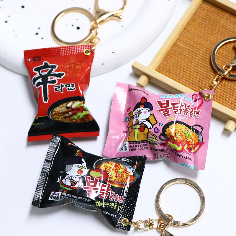 Miniature Korean Snack Turkey Noodles Keychain, Realistic Food Toy, Korean Spicy Ramen, Spicy Turkey Noodles Pendant Miniature Korean Snack Turkey Noodles Keychain, Realistic Food Toy, Korean Spicy Ramen, Spicy Turkey Noodles Pendant