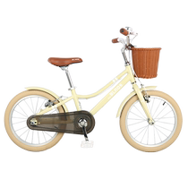 Blnos retro Korean version lightweight aluminum alloy childrens bicycle for big children girls and princesses 18 inches 20 inches students