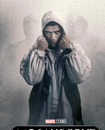 US drama moonlight rider Moon Knight UK publicity painting