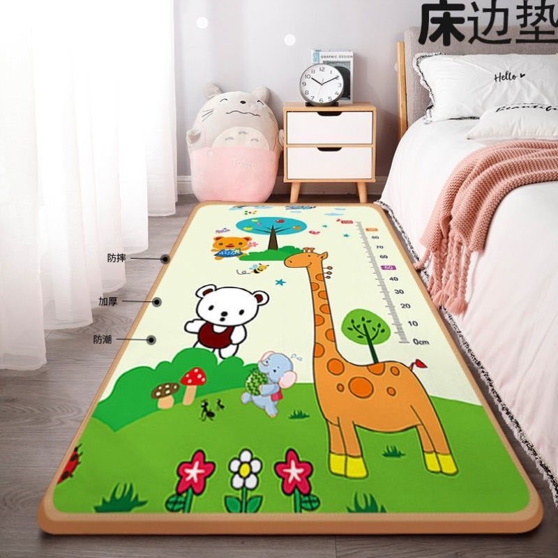 Bedside anti-fall mat bedside mat bed front pad anti-fall bed thickened foam bay window mat anti-fall baby child crawling