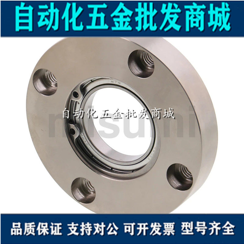 BGRA BFF22 round flange bearing support seat assembly 45# steel nickel-plated size BFD - Taobao