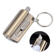 ten thousand times matchmaking lighter Mini portable match windproof waterproof personality creative old vintage retro fire