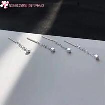 2PTQ01 new tide ears line female country Jane delicately small earrings Short Han Earrings Skinder with slim 2 earrings