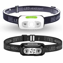 New headlight head-mounted rechargeable outdoor long-range long-range portable ultra-light small multi-function household ultra-bright
