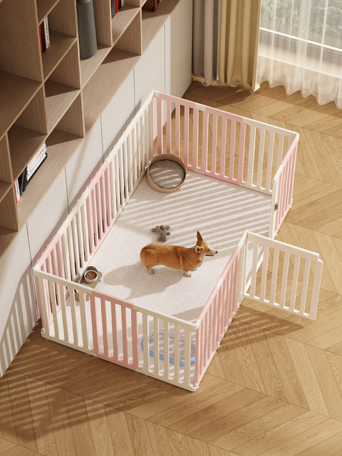 Pet Fence, Dog Fence, Indoor Household Small Dog Fixed Toilet Area, New Free Splicing Dog Cage Divider