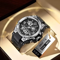 Версия Wolf Warrior 901 с двойным дисплеем, холодный свет - черный, серебристый (металлический циферблат + многофункциональный)