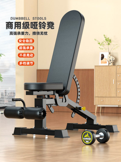 Dumbbell Bench Commercial Multi-Functional Fitness Equipment Sit-Ups Board Bird Bench Press Stool Professional Foldableing Fitness Chair