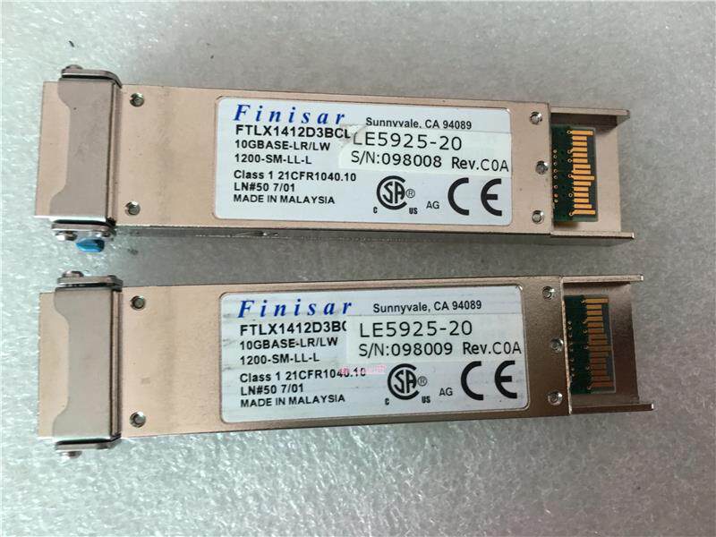 картон 原装 finisar 1412 ftlx1412d3bcl xfp 10g光纤模块 1310nm