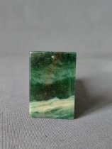 Dushan Jade collectible old sky blue and yellow material national style peace and quiet brand with wonderful color transition