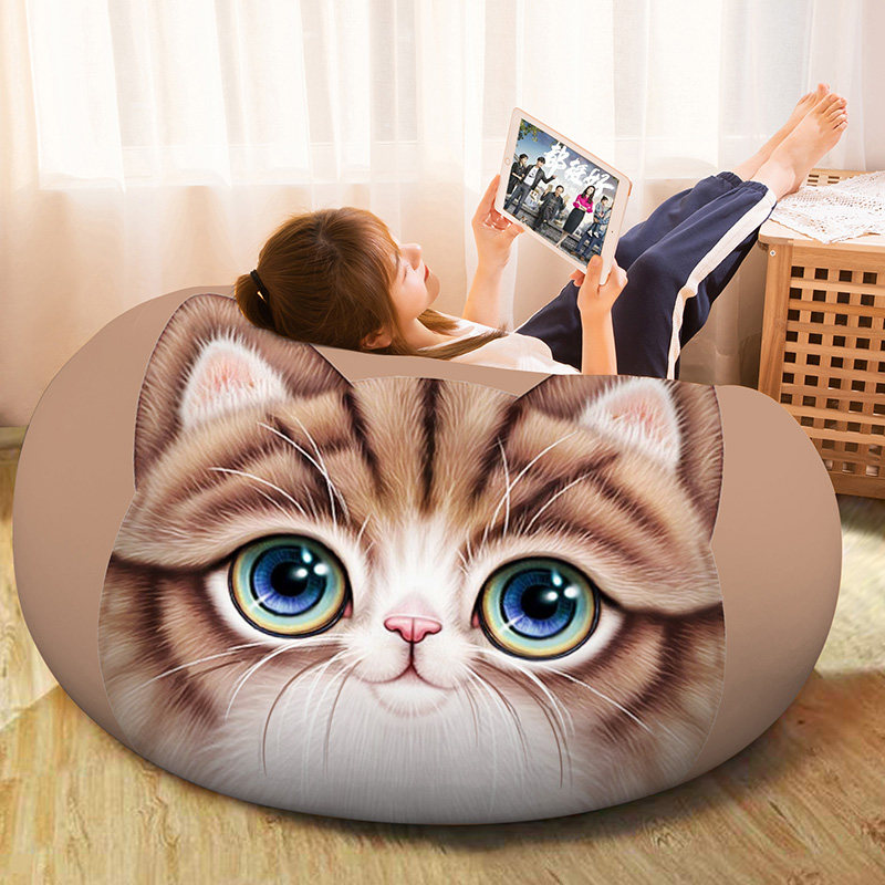 Lazy sofa tatami bean bag balcony leisure chair children can lie down and sleep home light luxury single net red