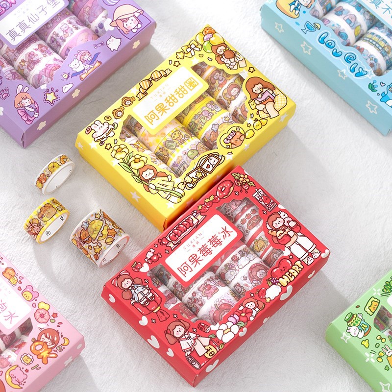 Hand account tape, hand account book stickers, cheap ancient style characters, hand account book film, the whole roll weighs jin, net red girl heart can