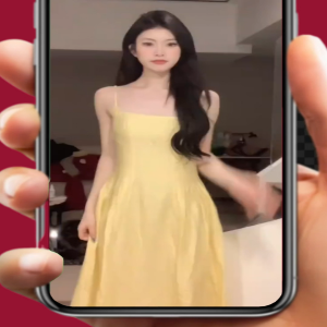 小个子女生海边度假穿的法式黄裙精选