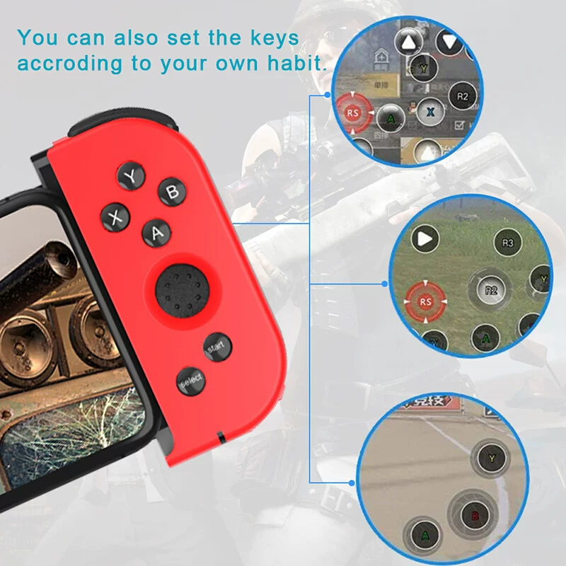Для PubG Mobile iOS Android Phone PC ТВ BOX JOY PAD X6