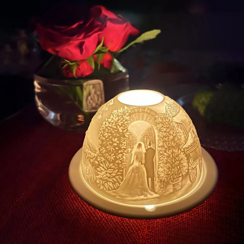 French Bernardaud Luxury Birthday and Wedding Gifts for the Bride, Wedding Souvenirs, Scented Candle Bowl