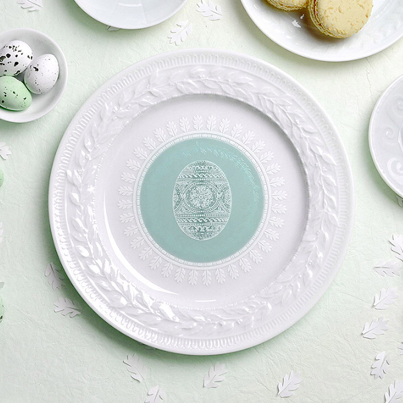 French Bernardaud Louvre Shadow Series Household Porcelain Imported Light Luxury Flat Plate Tableware 4-Piece Set French Bernardaud Louvre Shadow Series Household Porcelain Imported Light Luxury Flat Plate Tableware 4-Piece Set