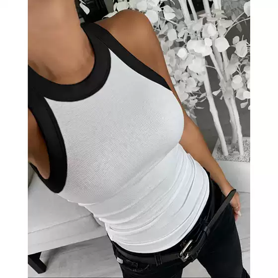 Women O-Neck Sleeveless Knitted Blouse Shirts Summer New Se