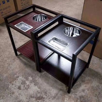 Mahjong machine coffee table chess and card room tea rack net red coffee table coffee table plastic coffee table hotel coffee table large vat steel wood tea