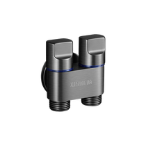 Press-free toilet companion spray gun flushing household toilet bathroom one in and two out angle valve with high pressure flush gun