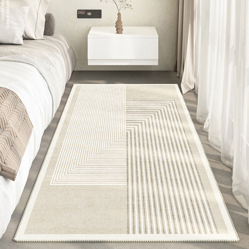 French strip bedside carpet living room carpet bedroom thickened bedside sofa carpet striped foot pad bay window floor mat