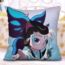 i Personalized New Death Peking Opera Cat Cuddle Pillow Gift Gift Best Friend Play N Doll Student Figure Customized Double-sided Photo