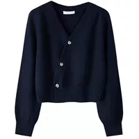 Синий кардиган