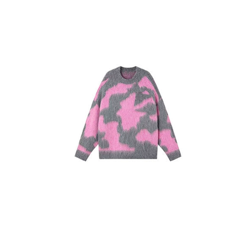 Пуховик, трикотажные джинсы, комплект, коллекция 2023, в корейском стиле