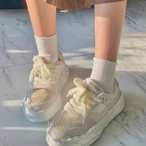 Plush Laces New Laces Trendy Personality Fashion Accessories Small White Shoes Sneaker Sails Shoes Men And Women Students