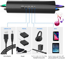 Percussion electronic rainbow drum set for adults and children beginners entry-level portable electric drum practice hand-rolled electronic drum