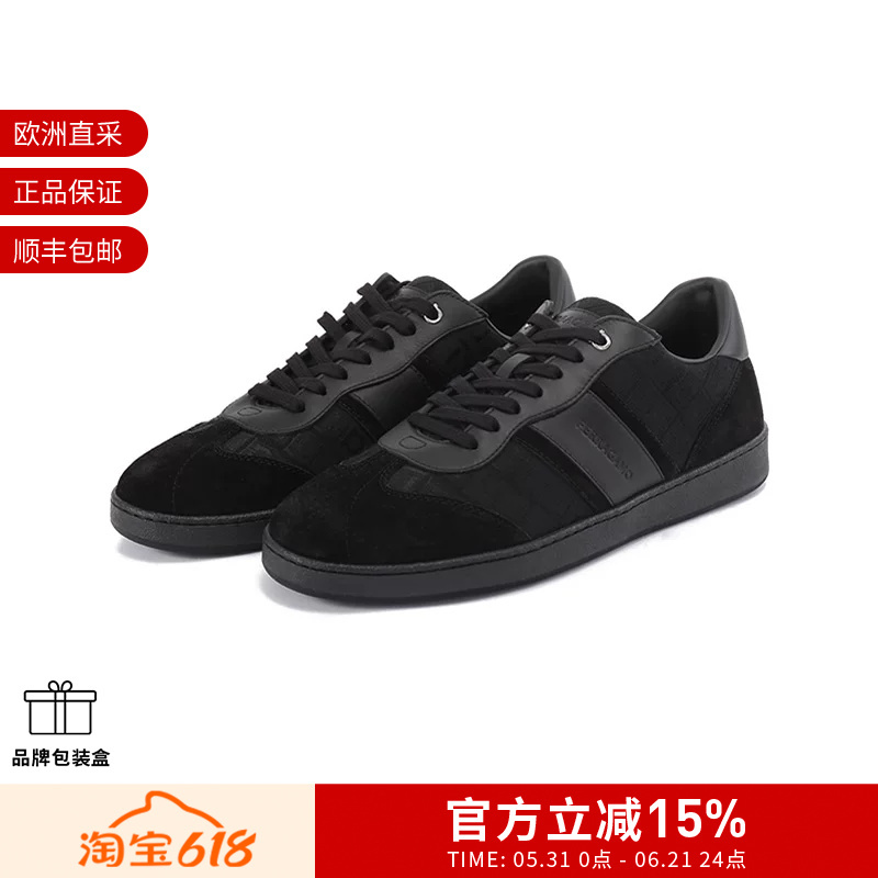 Ferragamo Men's Low-Top Lace-Up Sneakers Casual Sports Shoes 0779044