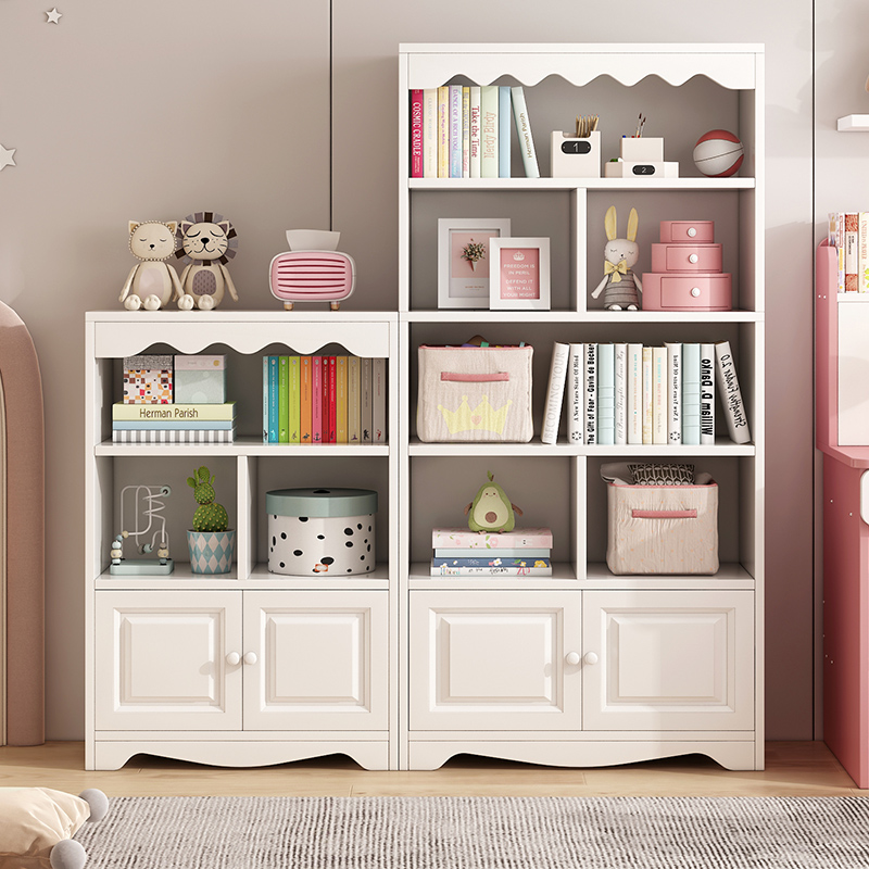 Bookshelves Children's shelves Painted Benshelves Home Toy Containing shelves Contained Cabinet Bedroom Small Baby Bookcase
