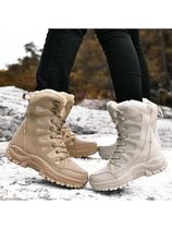 Northeast Harbin-40 degrees Celsius ultra-thick cold and snow ground boots for men and women waterproof and non-slip and warm snow and rural tourism equipment