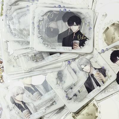 In stock, the Light and Night Love x Heytea collaboration transparent card photo frame happily confirms the official genuine new Xiao Yi Qi Si Li