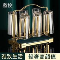 CC Cup Rack Kitchen with cup holder Water glass inverted hanging tea cup drain containing frame Living room Euro style Tocup shelf light extravagant