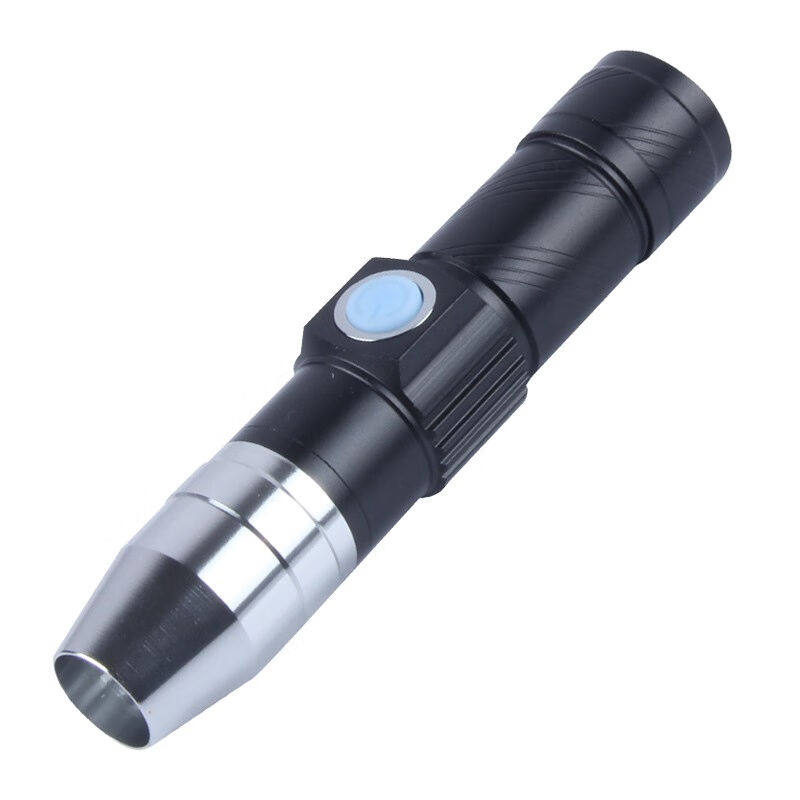Flashlight fluorescent agent detection pen 365nm Purple Light Banknote lamp USB charging makeup mask daily necessities poo-Taobao