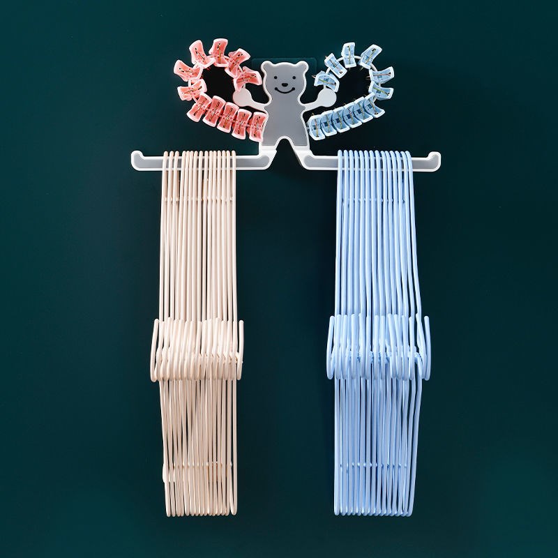 Free punch rack holding hanging frame household multi-function balcony dormitory arrangement frame wall hanging clothes hanging hook