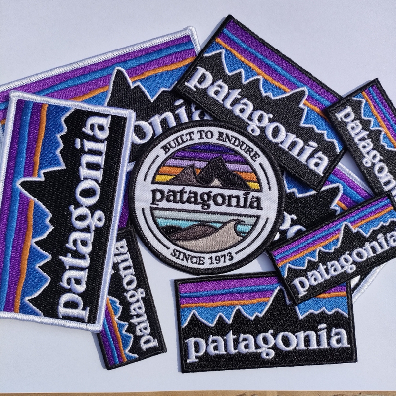 Patagonia Fabric Patches, Embroidered Patches for Clothing, Patch Stickers, Velcro Patches
