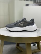 Prada Prada new mens casual lacing shoes Coloured round head sports running shoes thick bottom old daddy shoes mens shoes