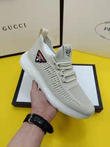 Prada Prada 22 New Classic Triangle Javées Men Casual Sports 100 Hitch Men Shoes Fashion Running Shoes
