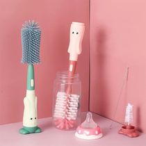 Pacifier Bottle Brush Set Baby Cleaning Set Silicone Cup Bru