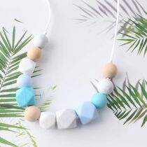 1pc Handmade Women Teething Necklace Silicone Baby Teether D