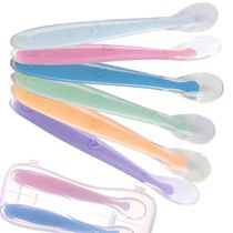 Baby Silicone Soft Spoon Training Feeding Spoons for Childre