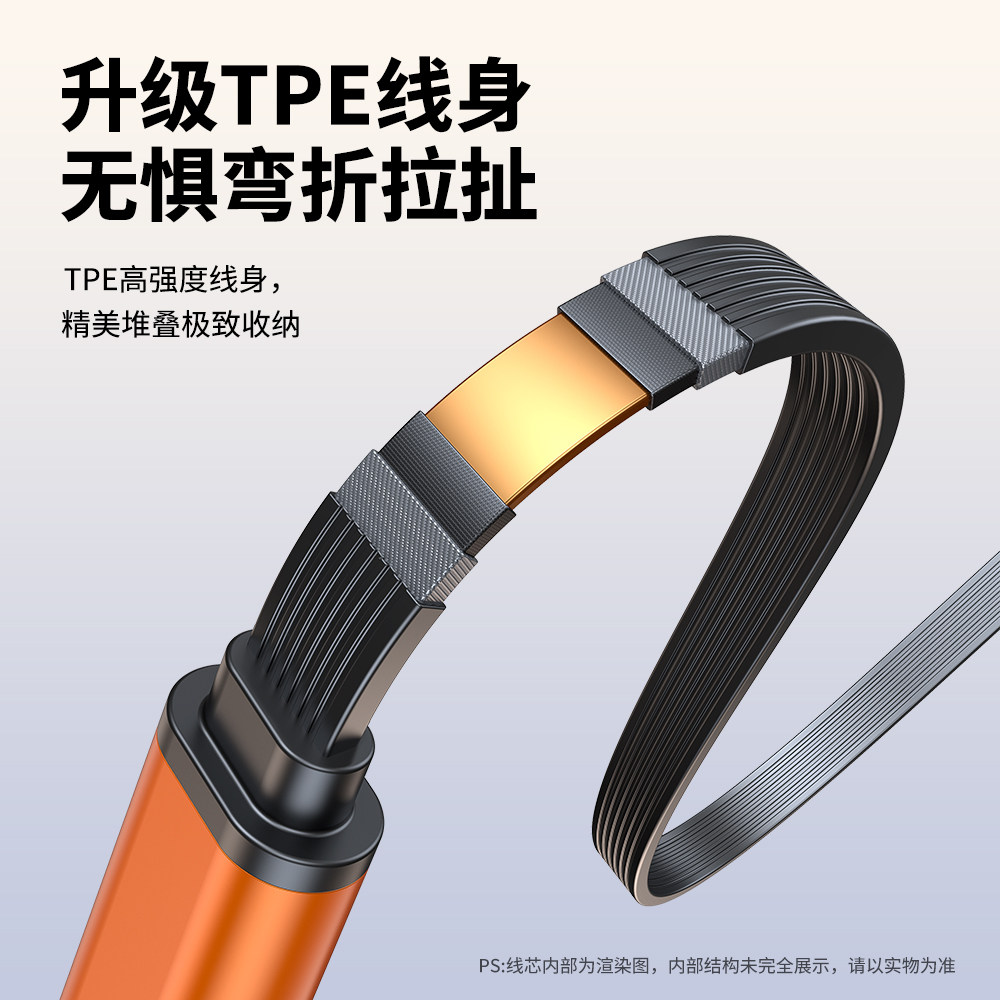 99W Car Charger Comes with a Retractable Cable, Car Cigarette Lighter, Suitable for Apple, Huawei, Android, Ultra-Fast Charging Car Charger