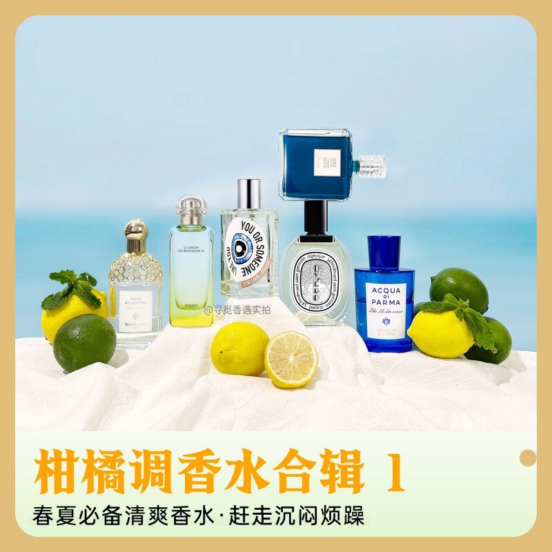 Seeking Fragrant Encounters |   Citrus Perfume Collection (Part 1) Summer Refreshing Citrus Perfume Sample